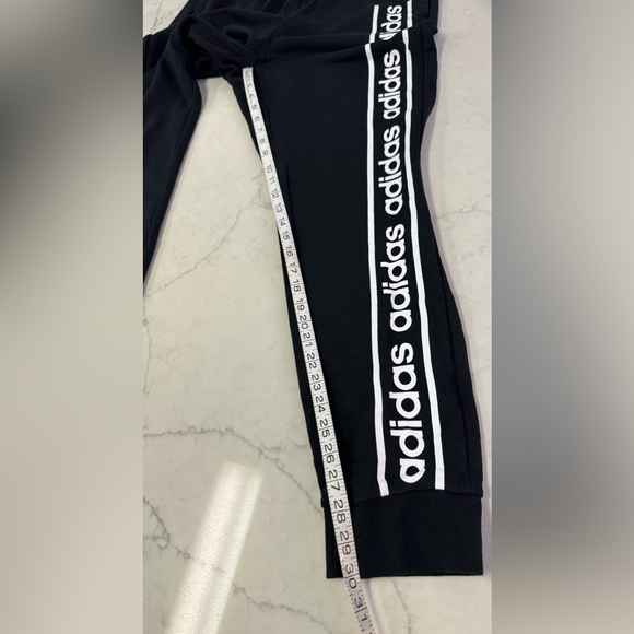Adidas Men’s Black Jogger Pants Size Large - Picture 5 of 5